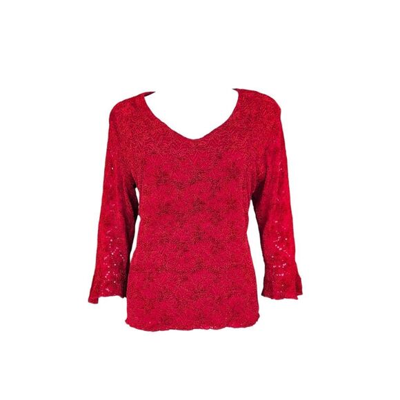 vintage whimsigoth lace blouse - Picture 1 of 6